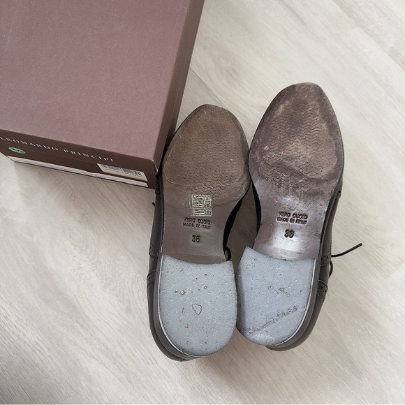 LEONARDO PRINCIPI OXFORD LACE SHOES 36 - Picture 5 of 7